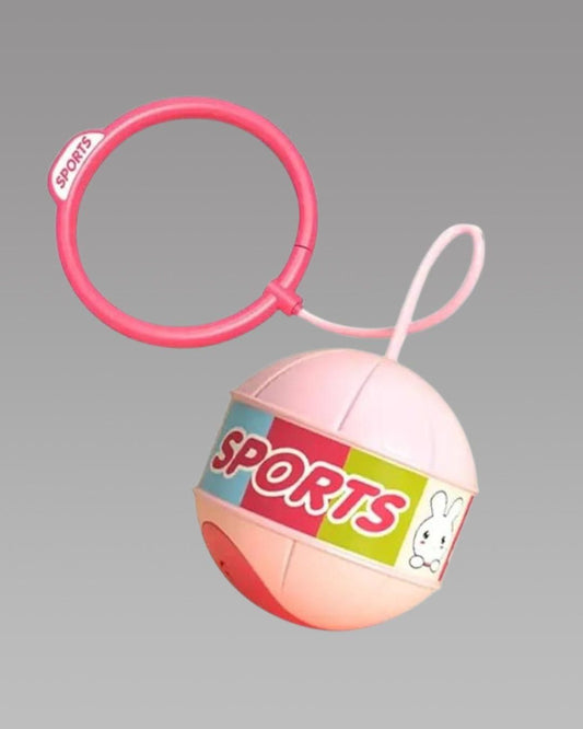 Skip Ball, Portable Foldable Colorful Flash Wheel Swing Ball
